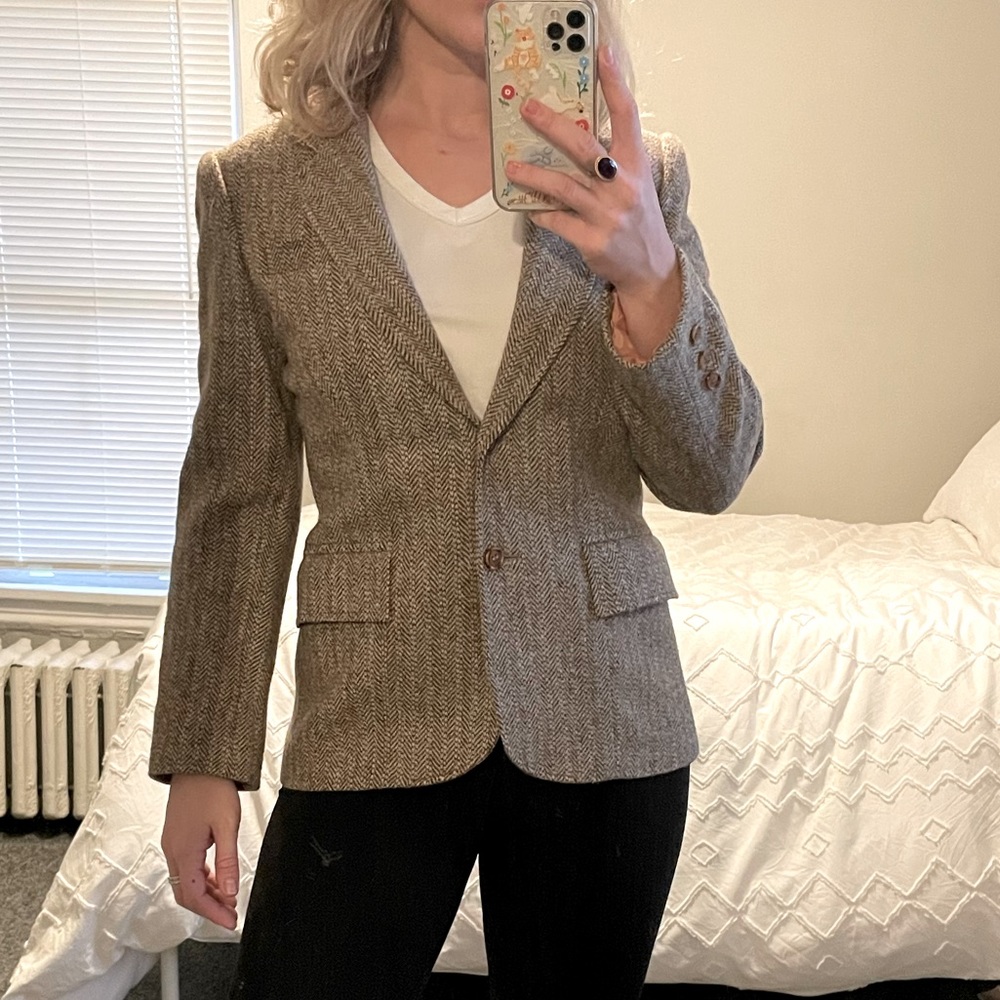 Vintage Twill / Wool Blazer Jacket